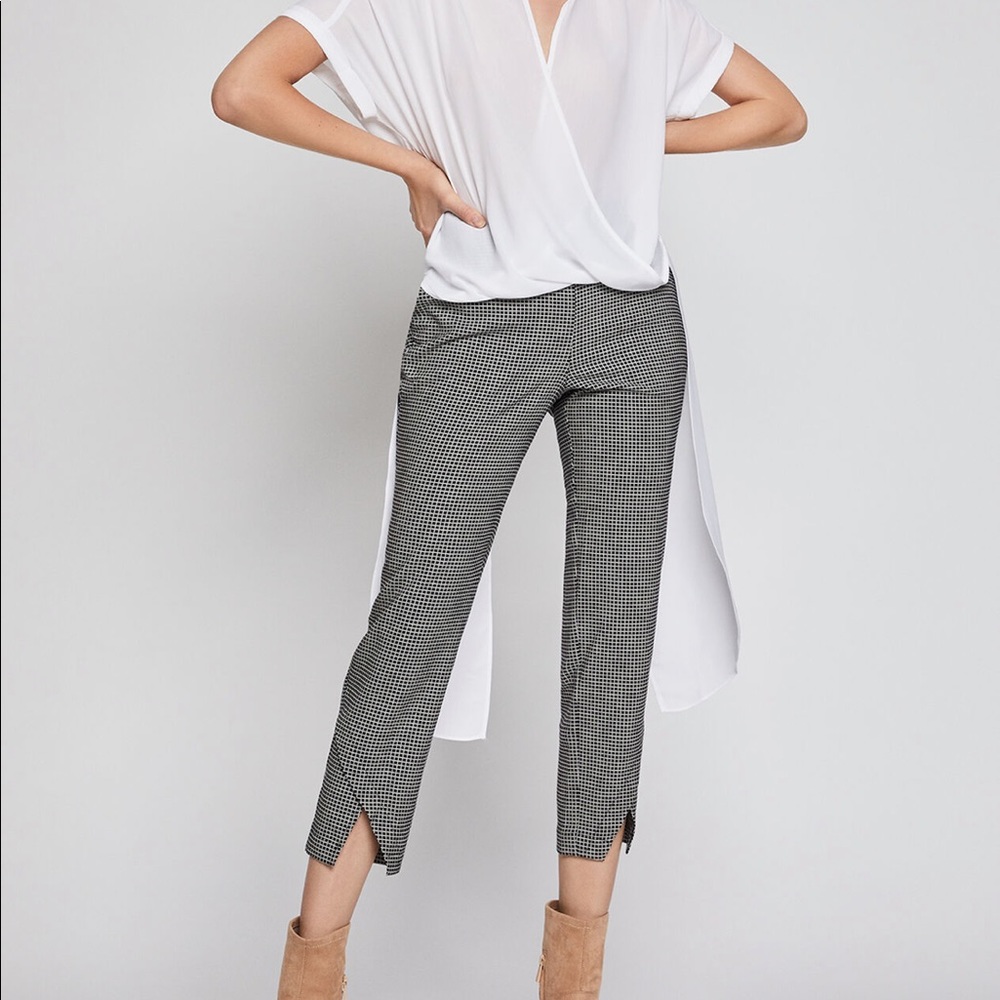 Mini Windowpane Crop Pant - Picture 3 of 5